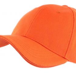 Casquette Baseball Orange Taille unique Orange