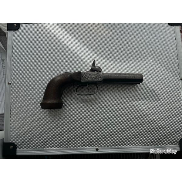Pistolet  coffre double canon