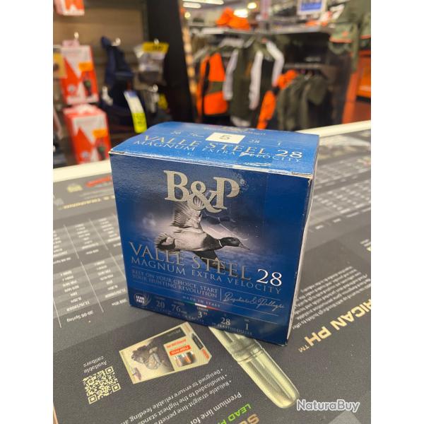 Cartouches B&P Valle Steel 28 cal.20 N5