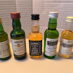 Lot de mignonettes whisky
