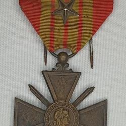 Médaille croix de guerre 1939/1940 citation WW2