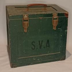 Caisse bois Service Vétérinaire des Armées 39/45 WW2