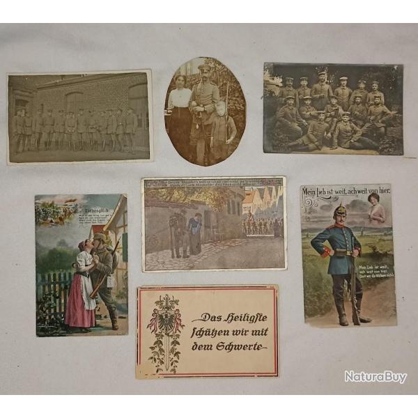 Cartes photos soldat Prussien guerre 14/18 WW1