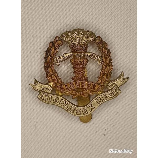 Cap Badge Anglais MIDDLESEX Rgiment guerre 39/45