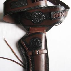 HOLSTER WESTERN - USA - COWBOY - MILITARIA - Réf.01