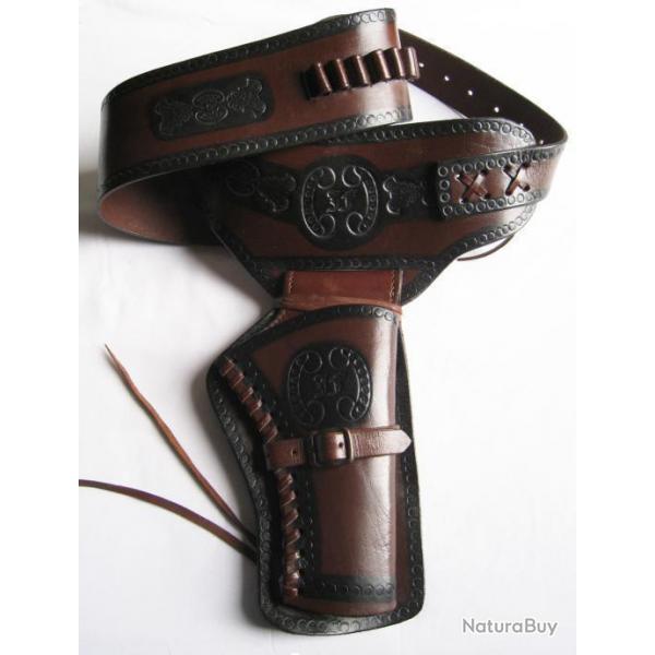 HOLSTER WESTERN - USA - COWBOY - MILITARIA - Rf.01