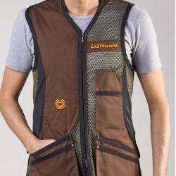 Castellani gilet ball -trap Sport rio marron/kaki