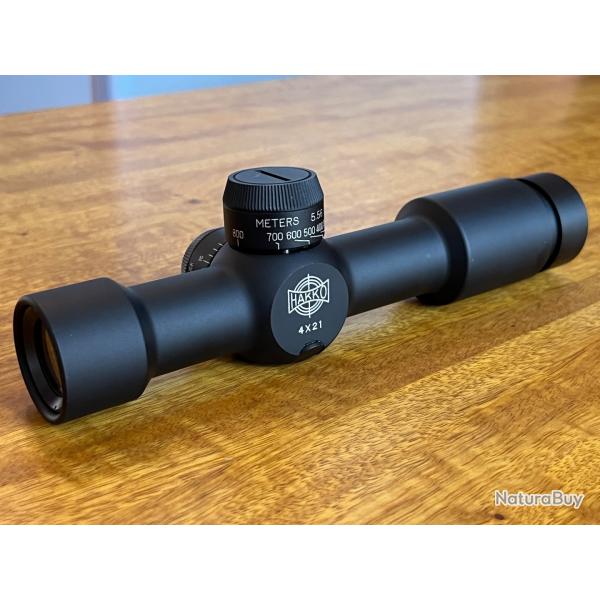 Lunette HAKKO 4X21 pour AR-15 / M16 / Calibre 5,56 OTAN / 223 Remington