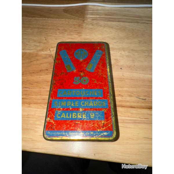 1 boite de 23 cartouches 9 mm simple charge