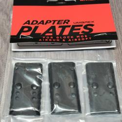 3 plaques d'interfaces MOS 1 pour Glock MOS UMAREX