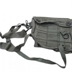 Sacoche masque à oxygène US M17 en toile cordura kaki