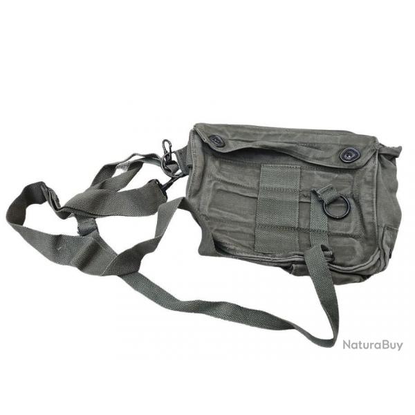 Sacoche masque  oxygne US M17 en toile cordura kaki
