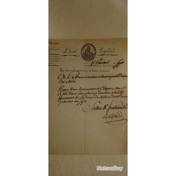 CANTON DE  LYON REVOLUTION