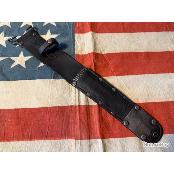 FOURREAU  ORIGINAL  DU POIGNARD COUTEAU DE COMBAT  US  M3 IMPRIAL   MILSCO   US  M6   USA  WW 2