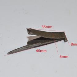 Ressort de platine de fusil style Ancien  1842 / 1853 à identifier Français  restauration (20c)