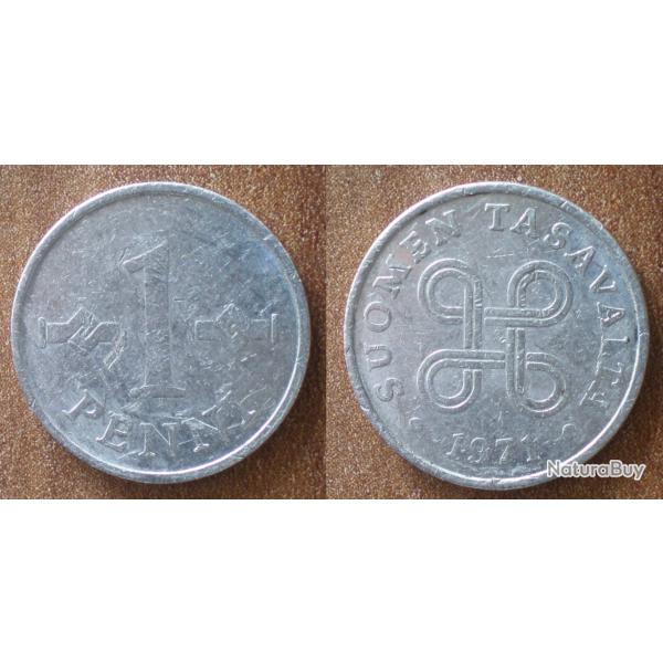 Finlande 1 Penni 1971 Europe NordPiece Markka