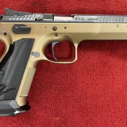 DESTOCKAGE - PISTOLET CZ TACTICAL SPORT 2 DEEP BRONZE CAL 9X19