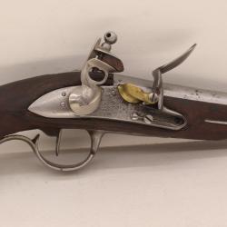 Authentique Pistolet de gendarmerie d'Empire daté 181x modèle An IX Mutzig
