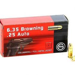 Geco 6,35 Browning FMJ 50 grs (x50)