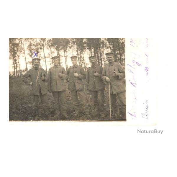 Carte - Photo Groupe de soldats allemands N1565