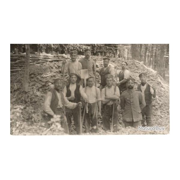 Carte - Photo Groupe de soldats allemands N1567