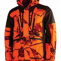 Veste softshell camo orange