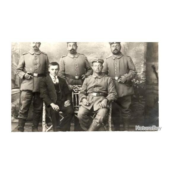 Carte - Photo Groupe de soldats allemands N1568