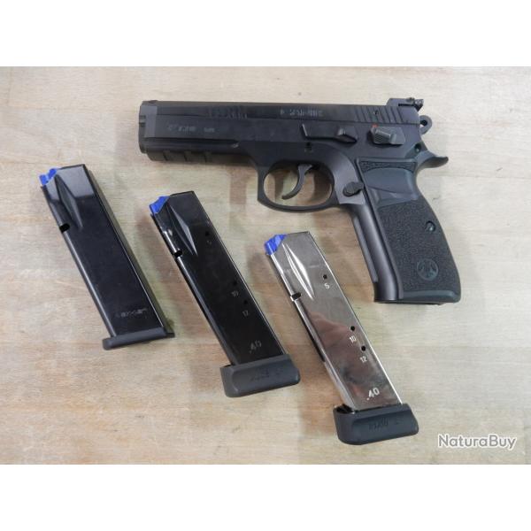 PISTOLET CANIK P120 CAL 9X19 + 2 CHARGEURS 19 COUPS OCCASION PARFAIT ETAT
