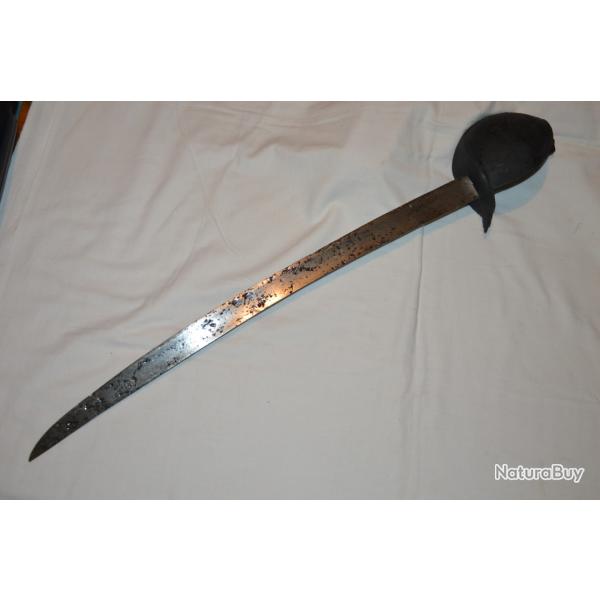 SABRE DE MARINE AN 9-PREMIER EMPIRE-SANS FOURREAU-FRENCH NAVY SWORD 1801 NAPOLEON TIME