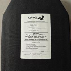 Plaque balistique Sarkar Tactical - Delta3+ - lvl3+ SA, Multihit - 1.75 Kg seulement !