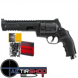 Pack Revolver de défense T4E TR68 GEN2 CAL 68 - 16 J - 100 billes et 5 cartouche CO2