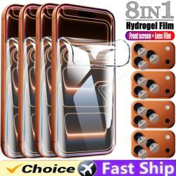 4 Film Hydrogel Protection Ecran pour iPhone, Smartphone: iPhone 15 Pro