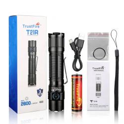 Lampe tactique 2600 lumens - livrée avec batterie - trustfire T21R - LIVRAISON GRATUITE