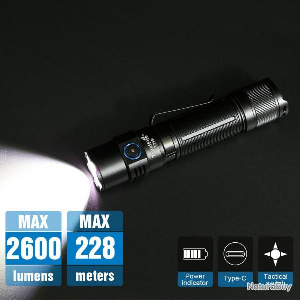Lampe torche tactique trustfire t21r - tanche IP8 - LIVRAISON GRATUITE