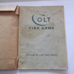 Colt rare catalogue original de 1941