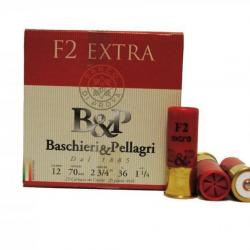 Cartouches Baschieri & Pellagri F2 Extra - 12/70 36gr BJ 7
