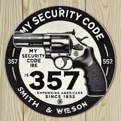 Plaque déco métal 357 Mag