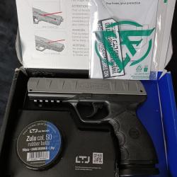 Pistolet bille caoutchouc LTL BRAVO calibre 50, 18 joules