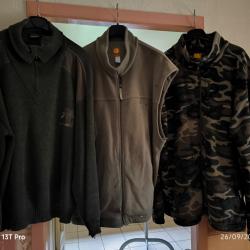 1 polaire, 1 polaire sans manche, 1 pull