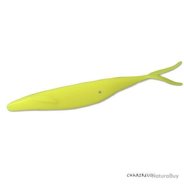 Leurre Souple Deps Sakamata Shad 12,5 et 15,3cm 12,5cm 16 - Chartreuse