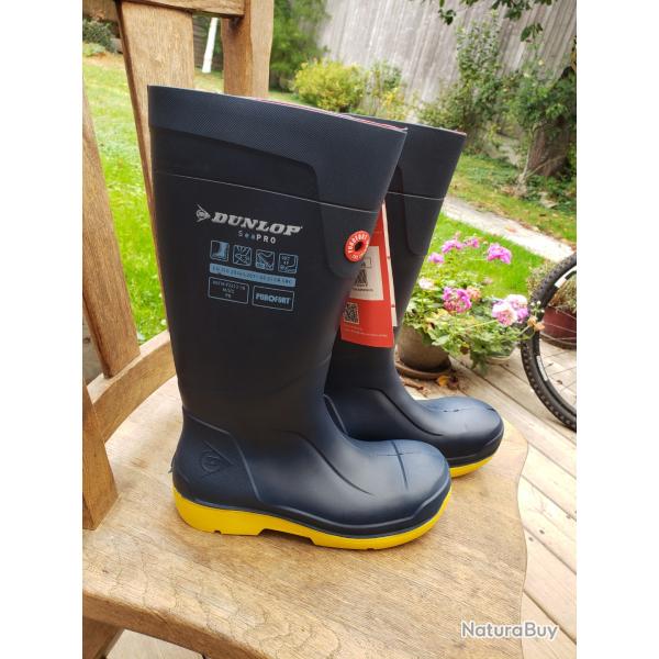 Bottes de scurit DUNLOP P39 neuves