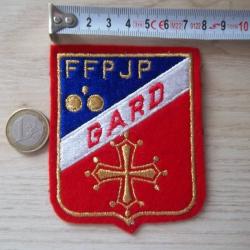 écusson Fédération Française Pétanque Jeu Provençale Gard
