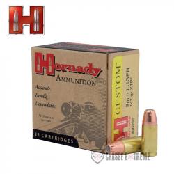 20 Munitions HORNADY Cutom Cal 9mm Luger 147gr Xtp