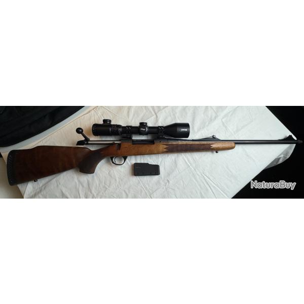 Carabine de chasse Bergara B14 timber .30-06 avec lunette Walther PRS 2-12x44 IGR point rouge monte