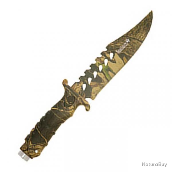 PROMOTION ! Couteau camo lame 15.5 cm Stepland