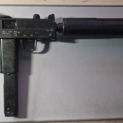Réplique Denix INGRAM MAC-11 (USA 1972) + silencieux + chargeur grande capacité