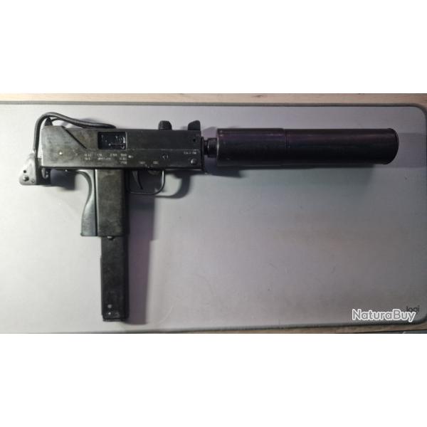 Rplique Denix INGRAM MAC-11 (USA 1972) + silencieux + chargeur grande capacit