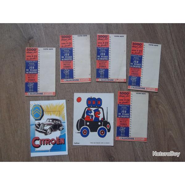 lot pub vintage carnet document ORTF Citron collection