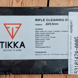 Kit necessaire de nettoyage pour calibre .22 / 5.5mm marque Tikka