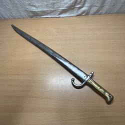 RARE ancienne baïonnette chassepot égyptienne